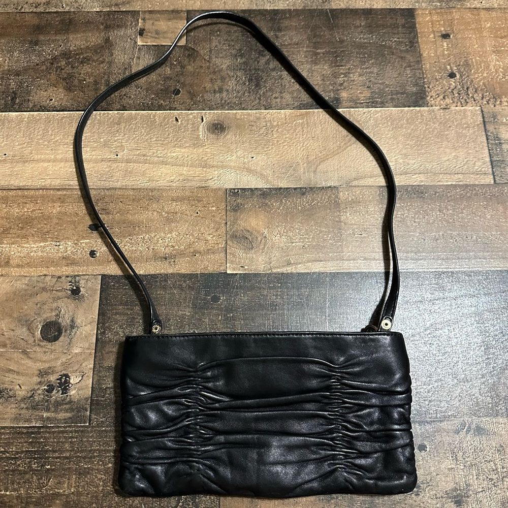 Michael Kors Leather Convertible Crossbody-Clutch - Picture 2 of 8